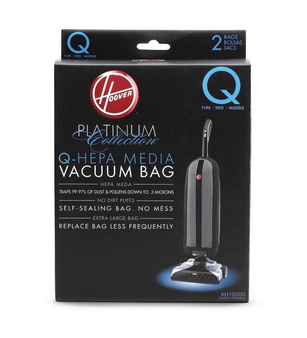 Hoover Ah10000 Platinum Type Q HEPA Vacuum Bag 2 Bags