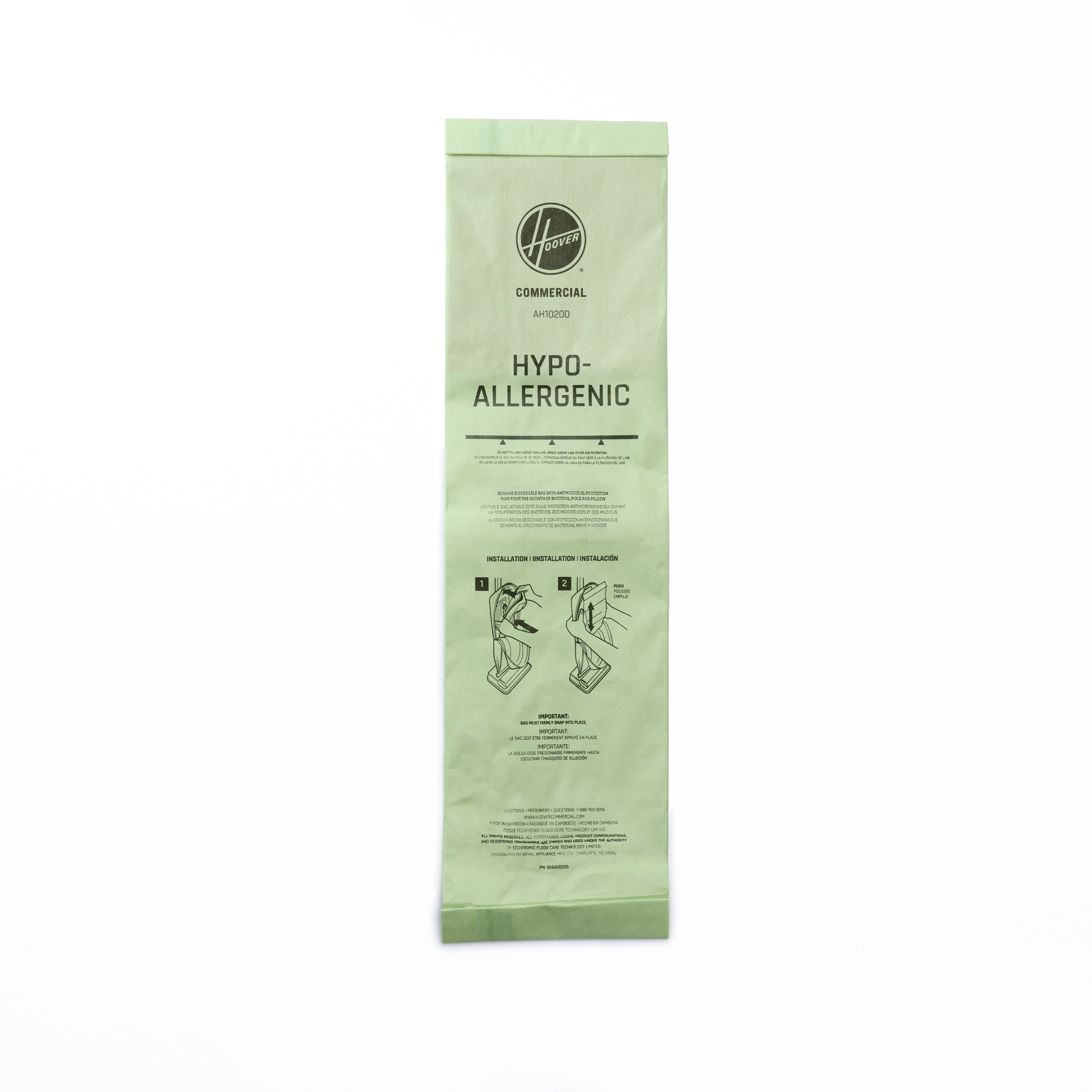 Hypo Allergenic Upright Bags 10 PK - Fits CH50200 and CH50300