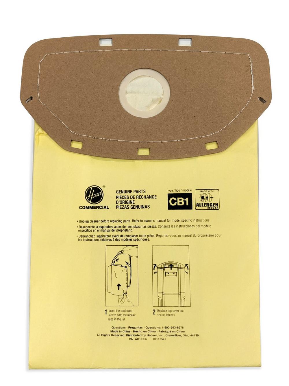 Sealed Collar Allergen Bag 10PK - Fits CH93619