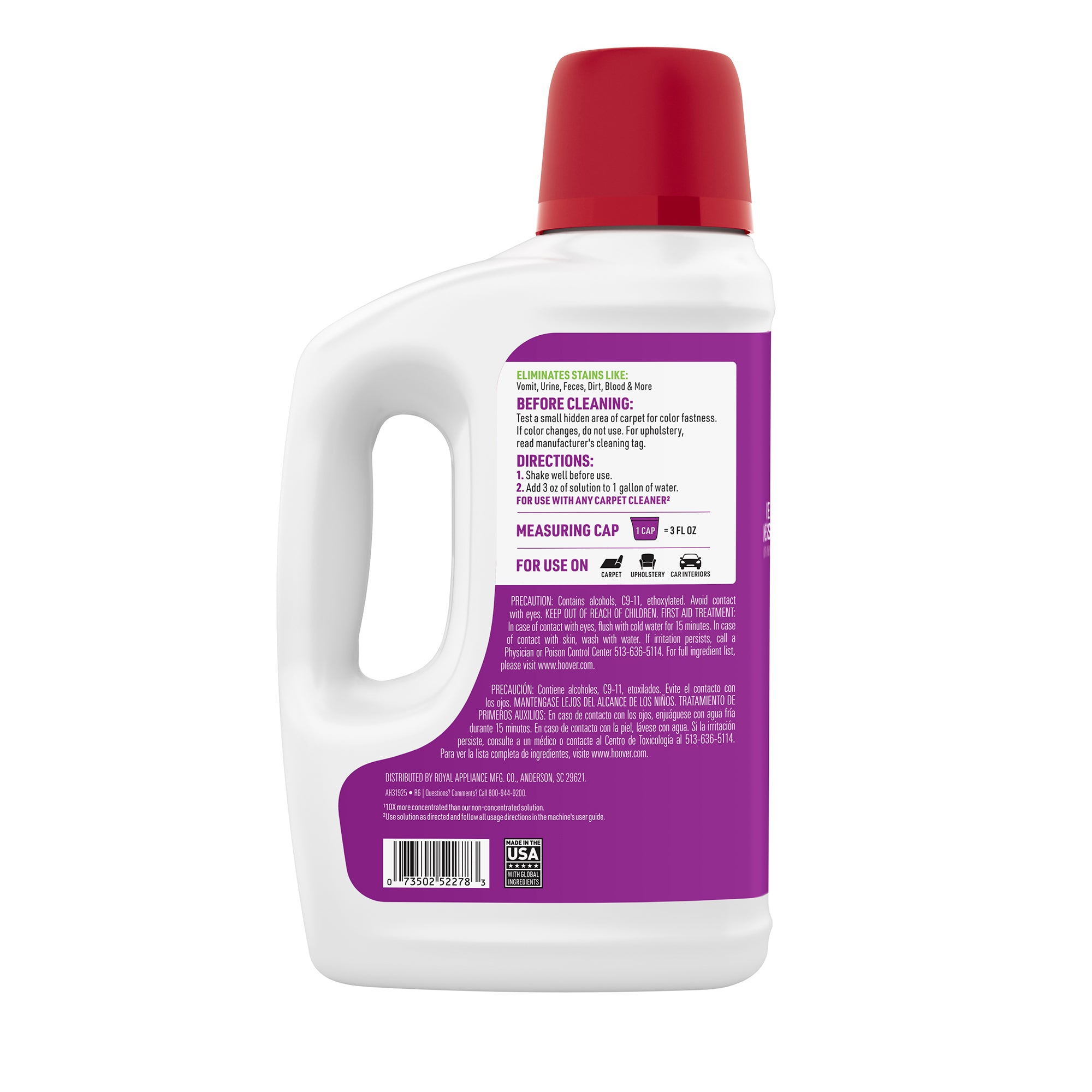 Paws & Claws Carpet Cleaning Solution 64 oz.
