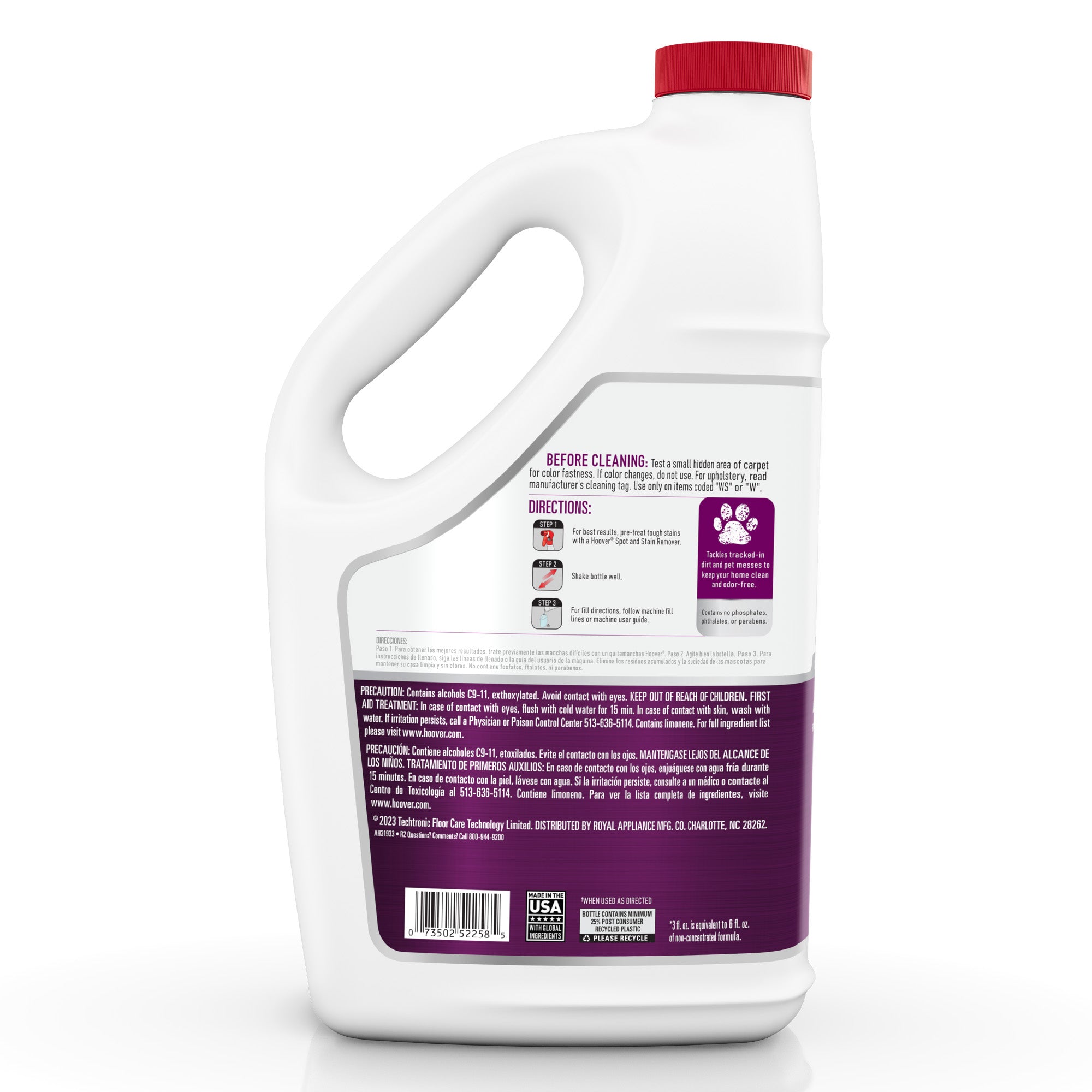 Paws & Claws Carpet Cleaning Solution 128 oz.