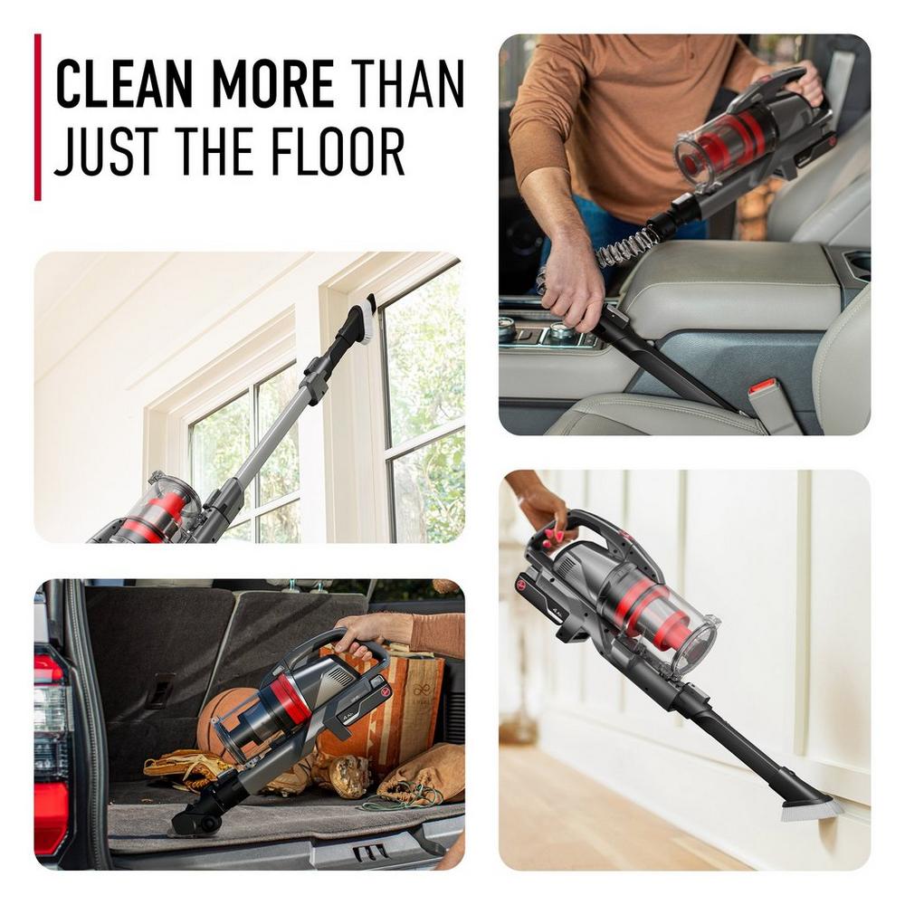 ONEPWR Emerge Pet Cordless Stick Vacuum with All-Terrain Dual Brush Roll Nozzle + 2-Battery Starter Kit