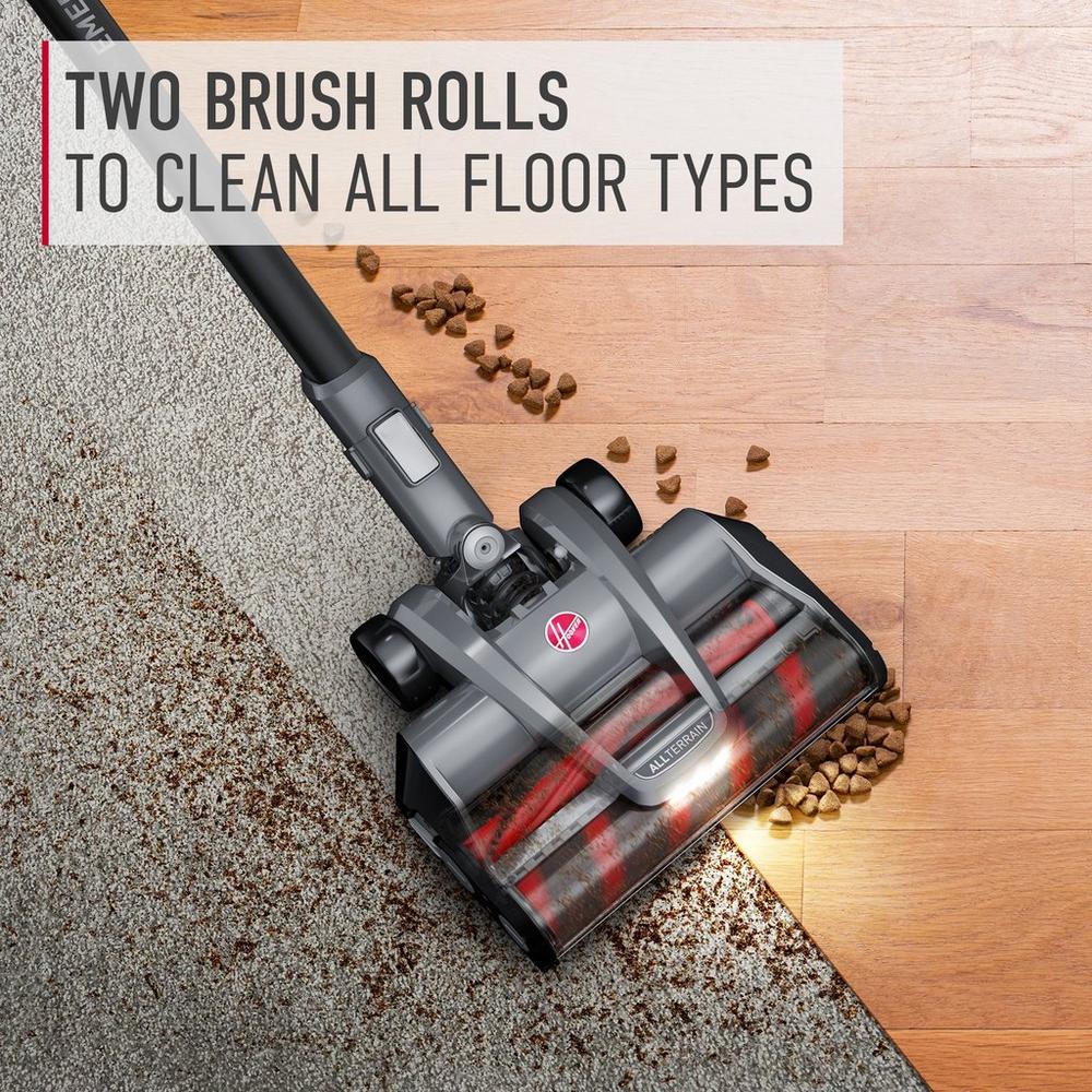 ONEPWR Emerge Complete with All-Terrain Dual Brush Roll Nozzle Stick Vacuum