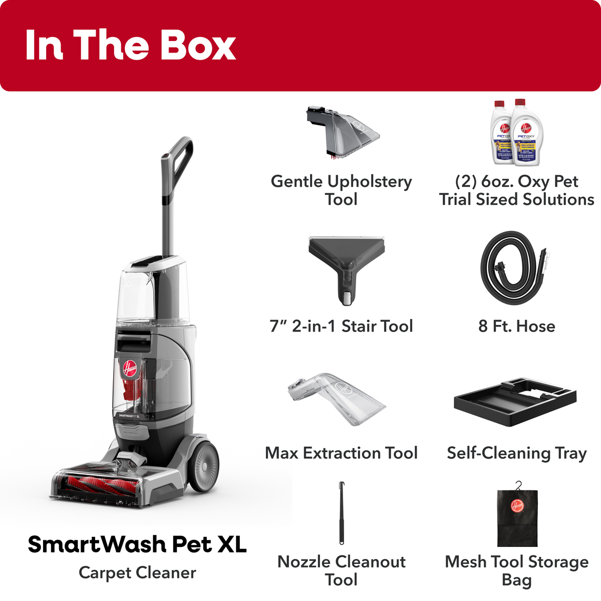 Hoover SmartWash Pet XL Carpet Cleaner