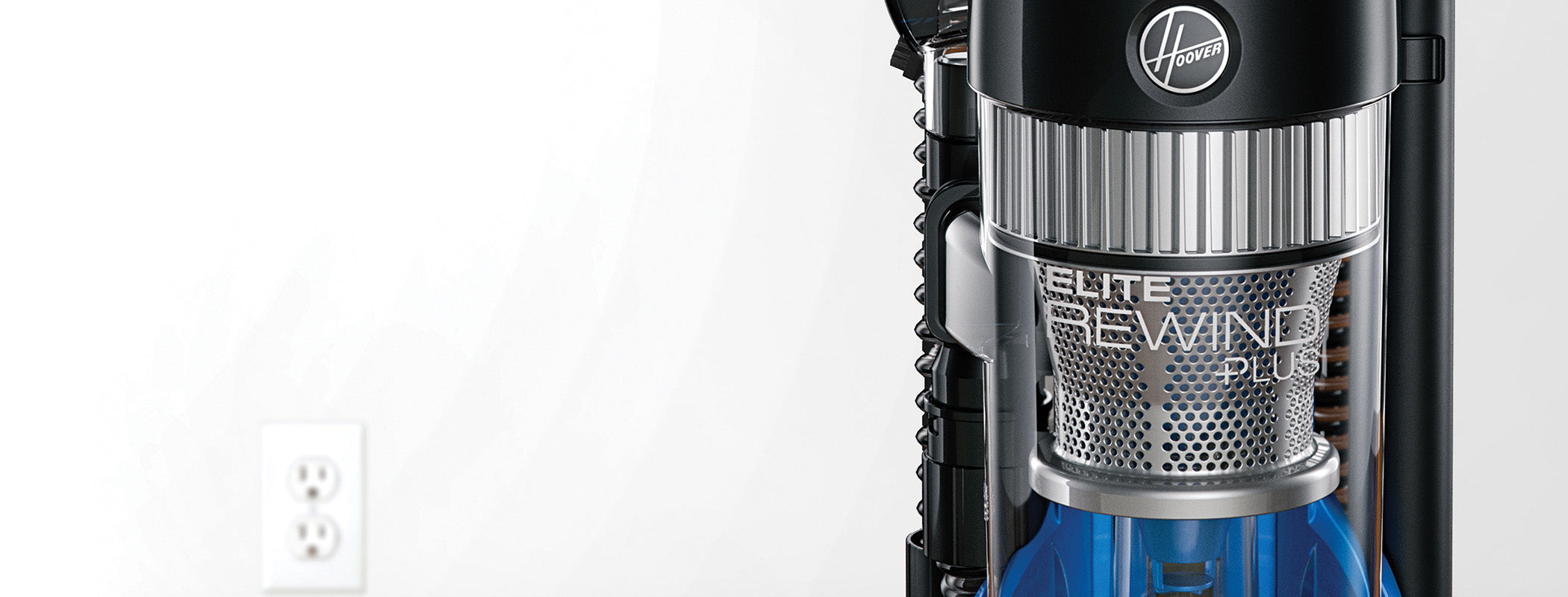 Close up of Hoover elite rewind vacuum cleaner