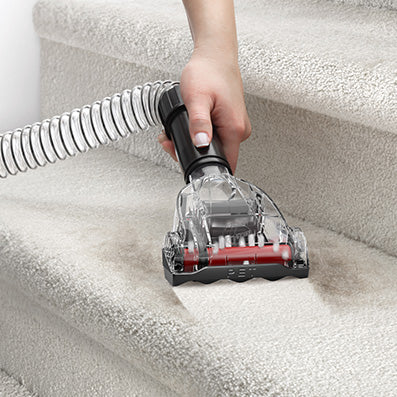 Close up of Hoover vacuum cleaner upholstery tool ideal for targeting dirty spots on chairs and couches