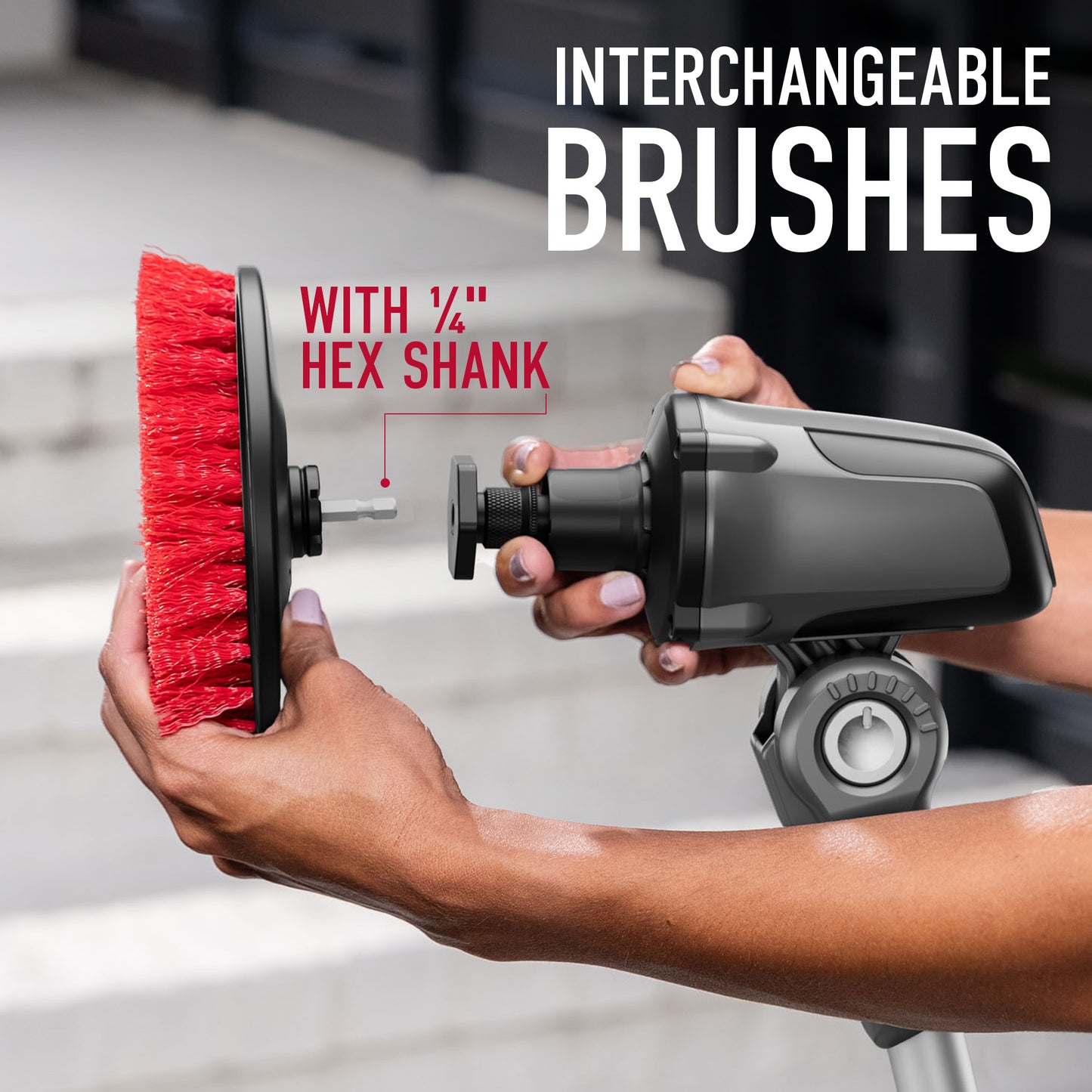 ONEPWR EXTENDED CORDLESS SCRUBBER
