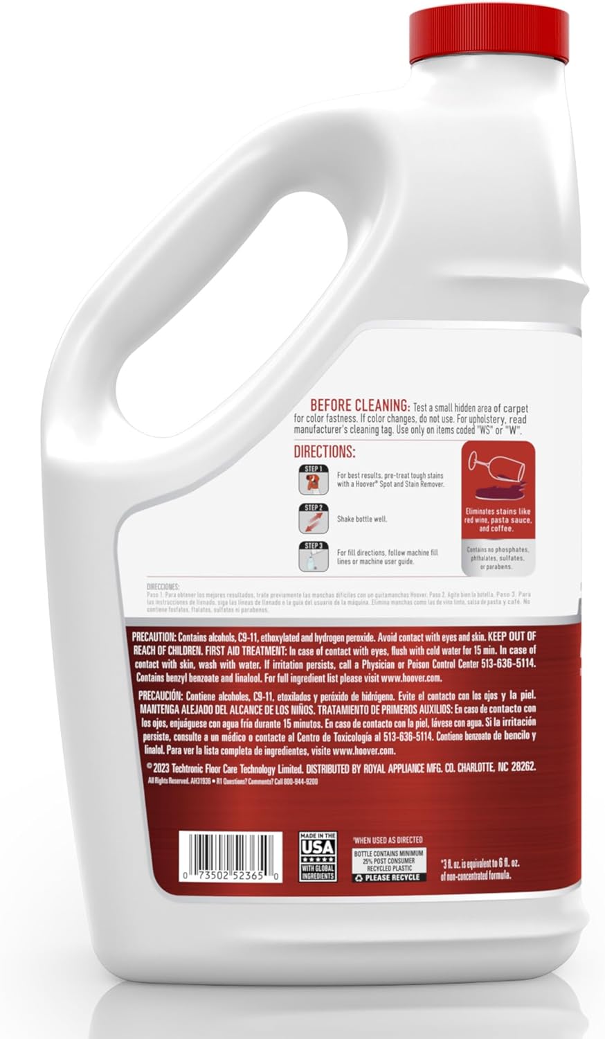 Hoover Oxy Carpet Cleaning Solution 116 oz.