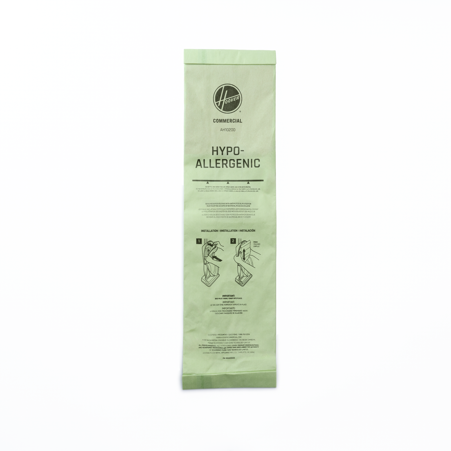 Hypo Allergenic Upright Bags 10 PK - Fits CH50200 and CH50300