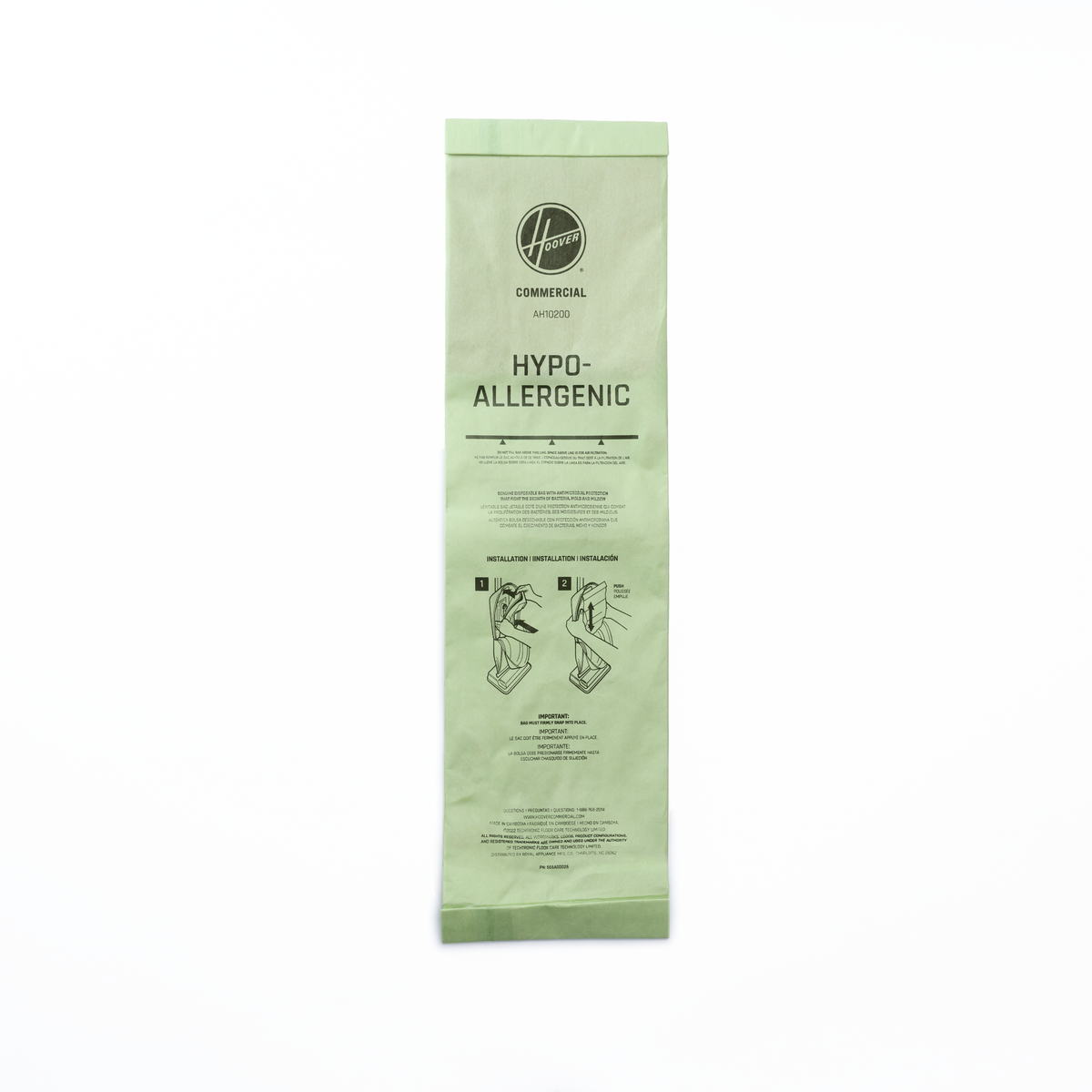 Hypo Allergenic Upright Bags 10 PK - Fits CH50200 and CH50300