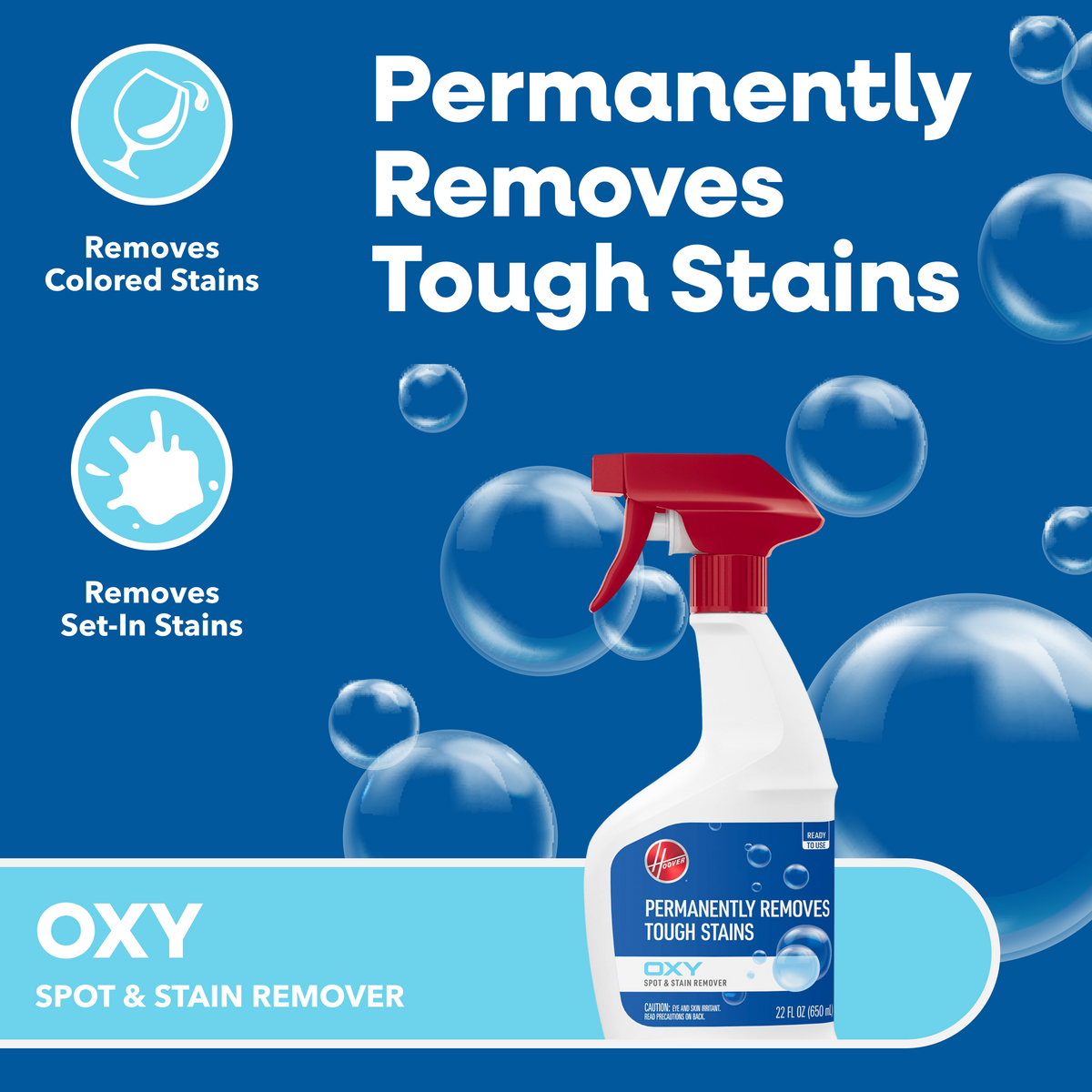 Hoover Oxy Stain Remover Trigger Spray 22 oz