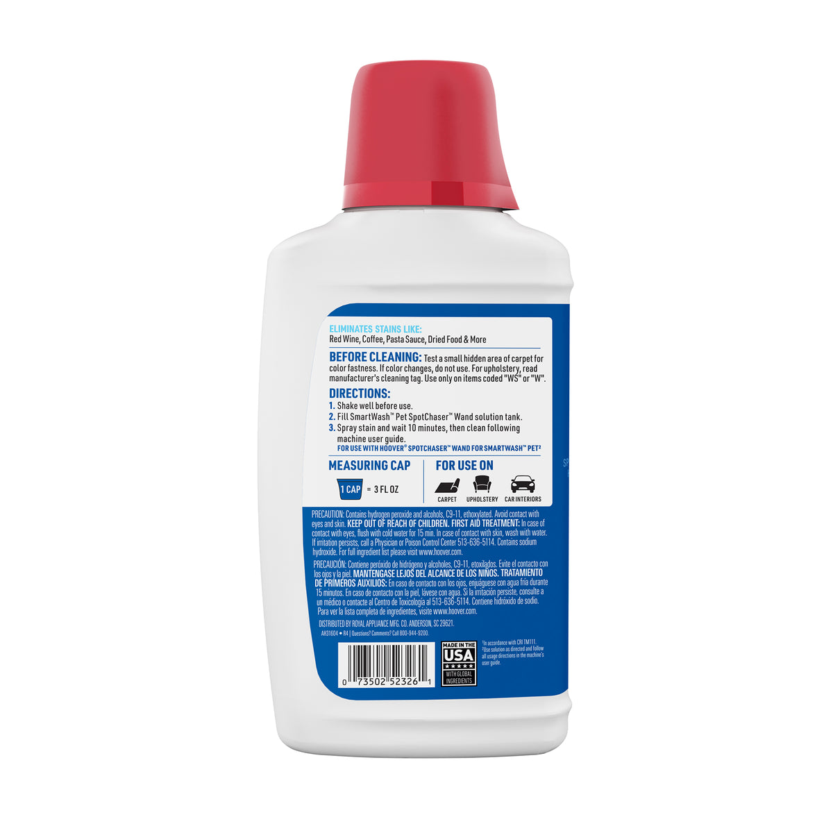 Hoover Oxy SpotChaser Wand Refill Solution 32 oz
