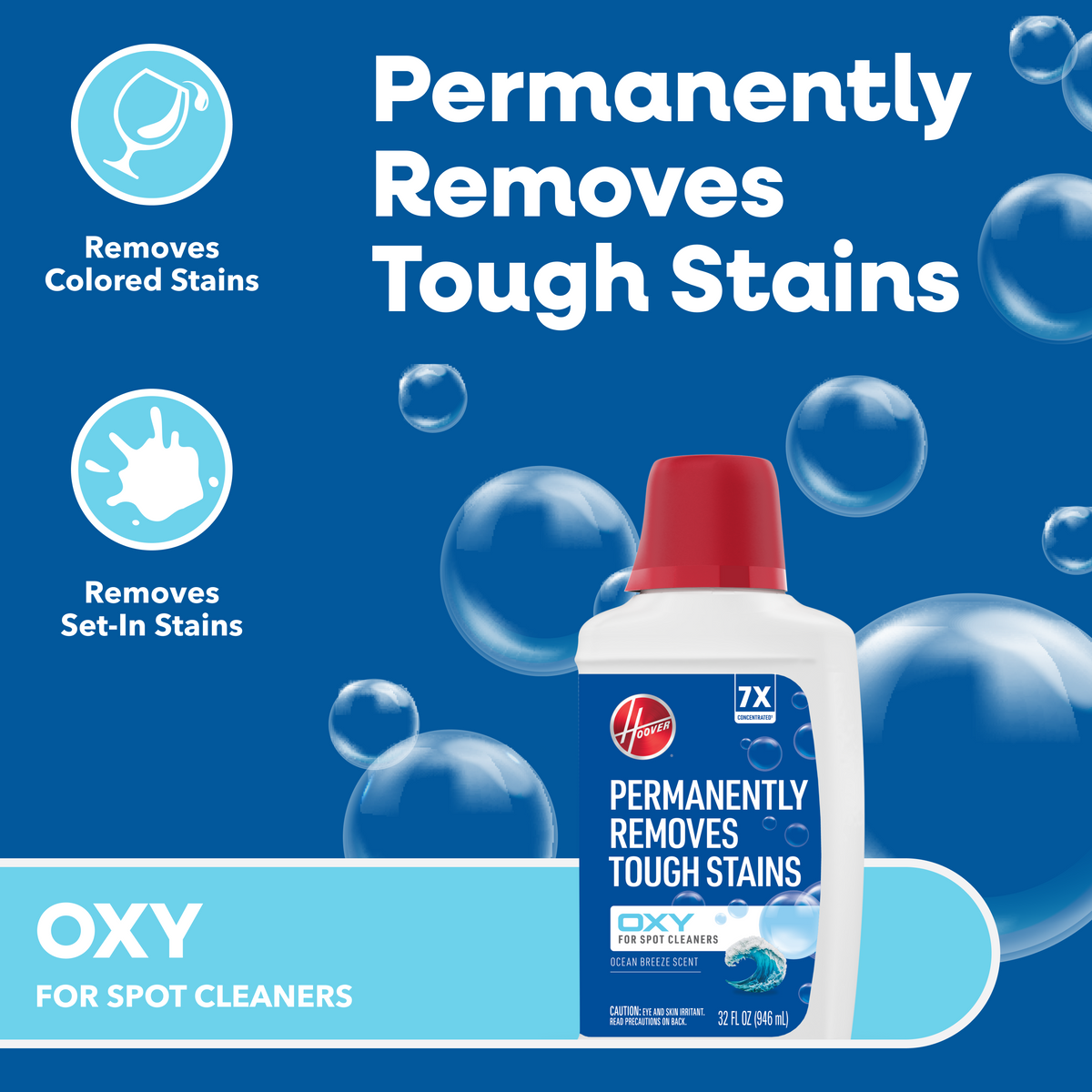 Hoover CleanSlate Pet Spot Cleaner & Hoover Oxy Spot Cleaner Solution 32oz Bundle