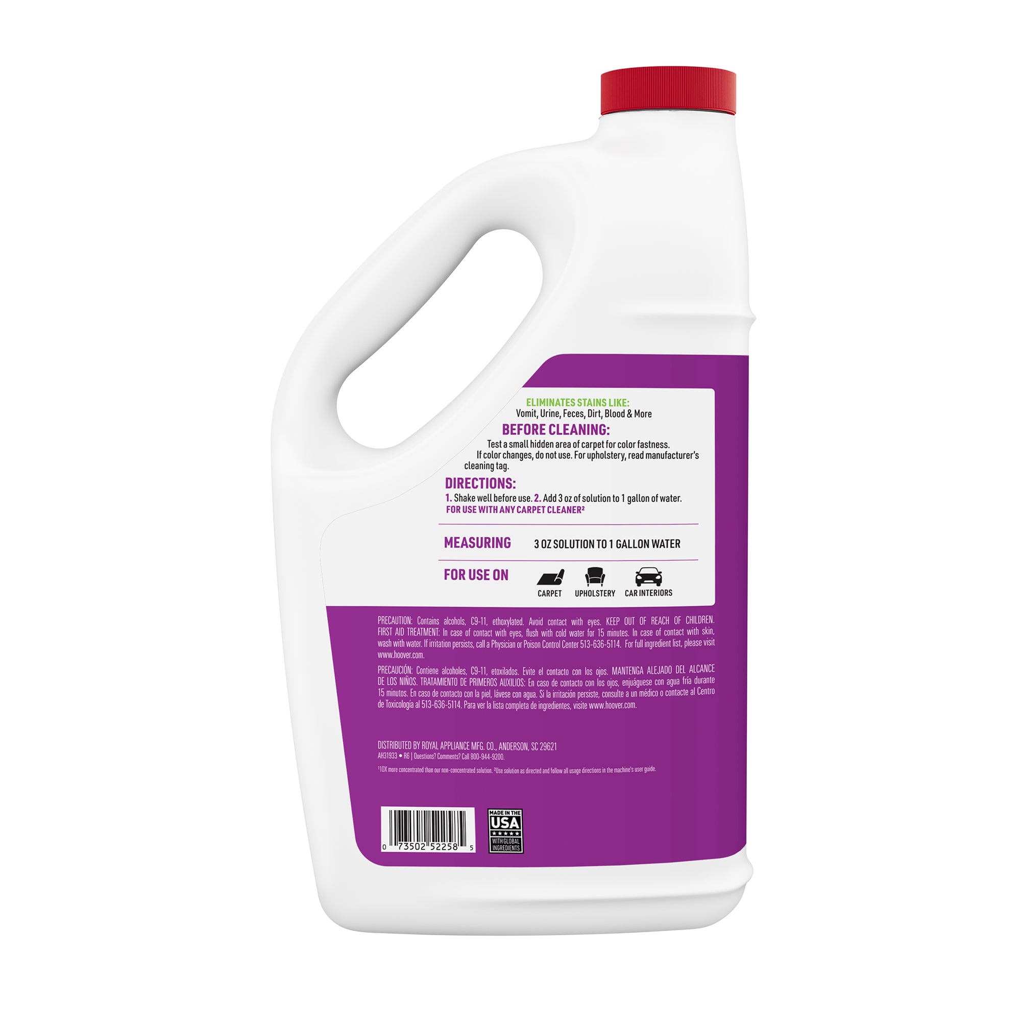 Paws & Claws Carpet Cleaning Solution 128 oz.