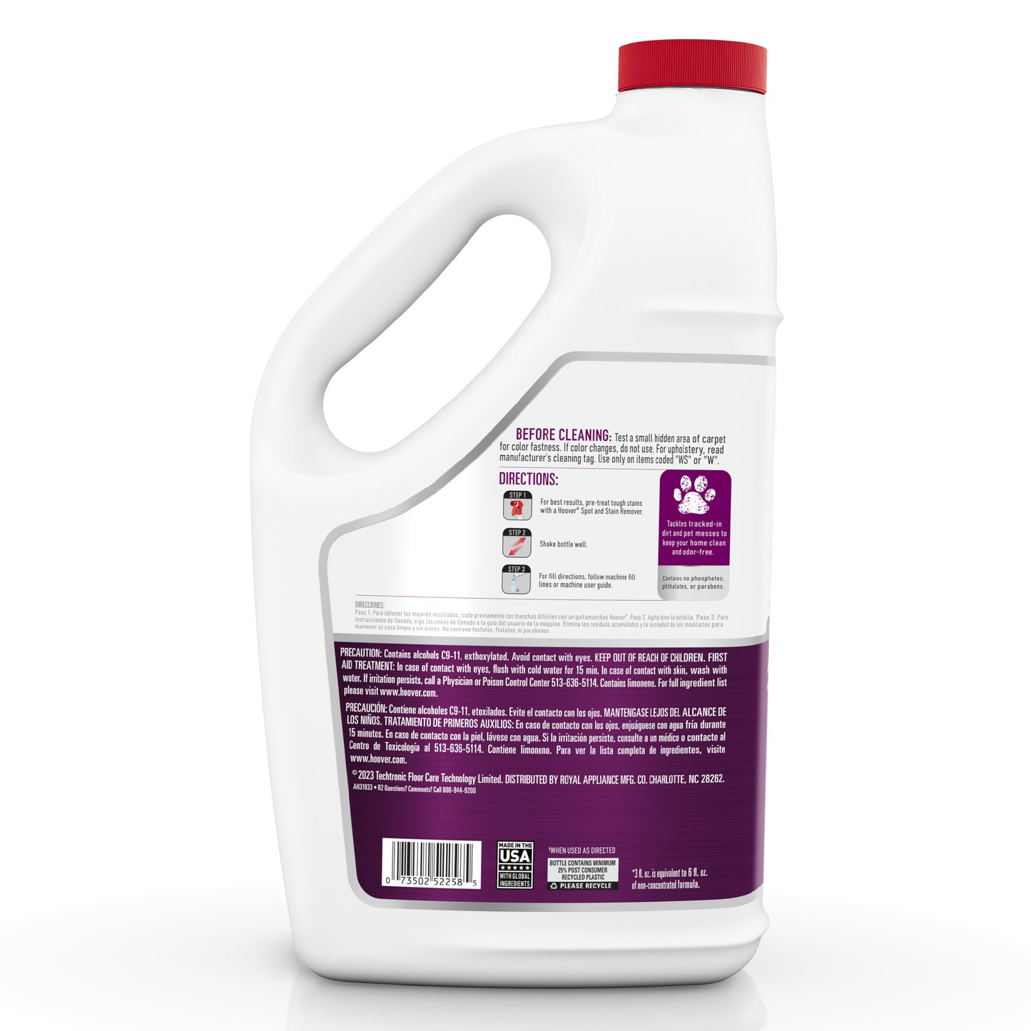 Paws & Claws Carpet Cleaning Solution 128 oz. (2-pack)