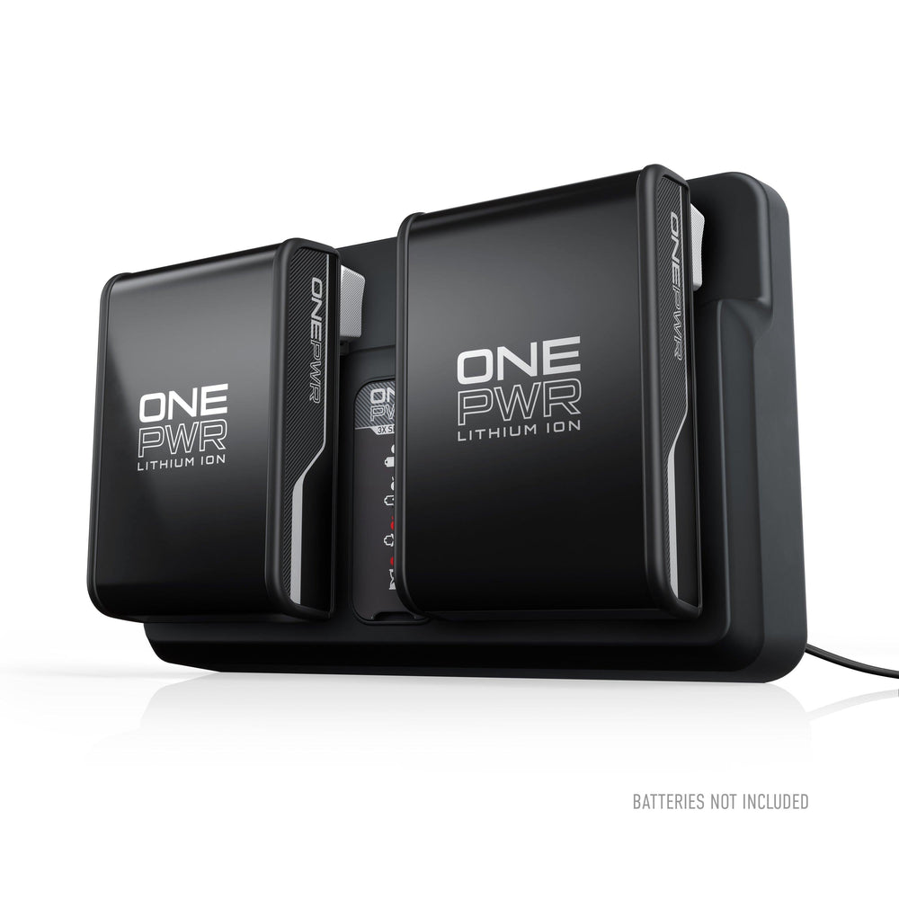 ONEPWR 8Ah Battery (2-Pack) + Dual Bay Battery Charger9