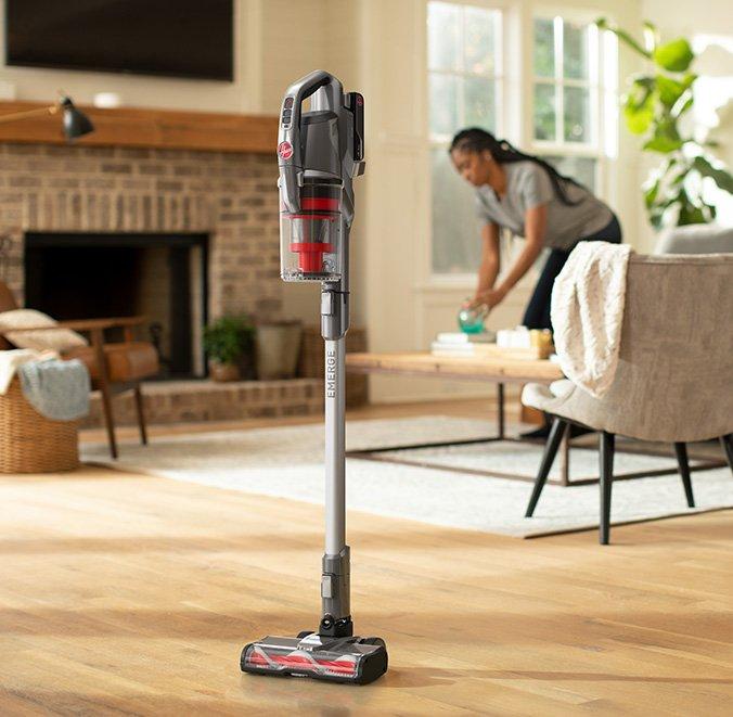 HOOVER ONEPWR Emerge Bagless, Cordless Washable, reusable filter Stick  Vacuum for Hardwood Floor and Carpet in Gray BH53600V - The Home Depot