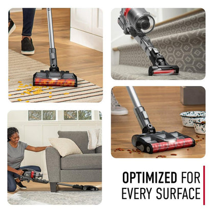 ONEPWR Emerge Pet Cordless Stick Vacuum with All-Terrain Dual Brush Roll Nozzle + 2-Battery Starter Kit