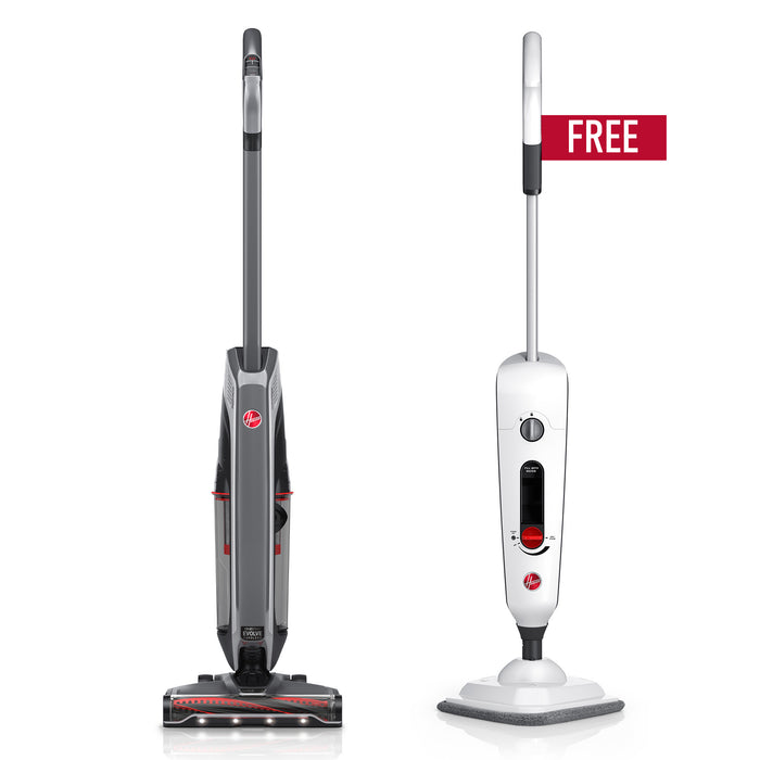 ONEPWR Evolve Pet Elite Cordless Upright Vacuum with Free Steam Mop