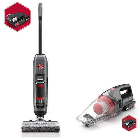 ONEPWR® Streamline Cordless Hard Floor Wet Dry Vacuum + ONEPWR Hand Va –  Hoover