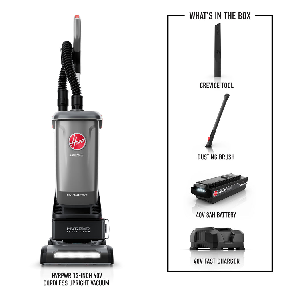 Commercial HVRPWR 12-Inch 40V Brushless Upright with Tools Kit