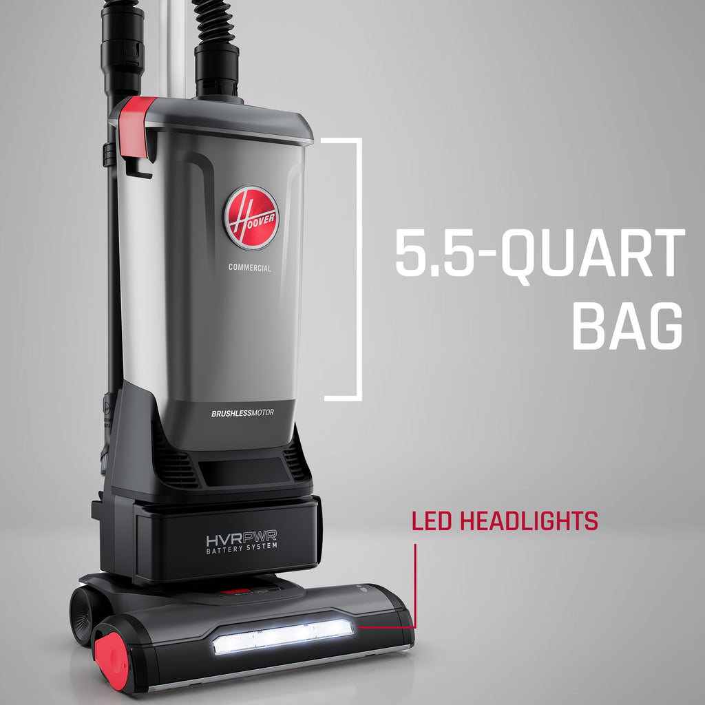 Hoover Commercial HVRPWR 15" 40V Upright with Tools - Kitted