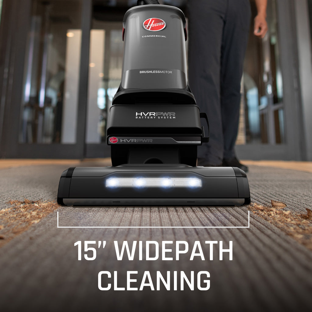Hoover Commercial HVRPWR 15" 40V Upright with Tools - Kitted