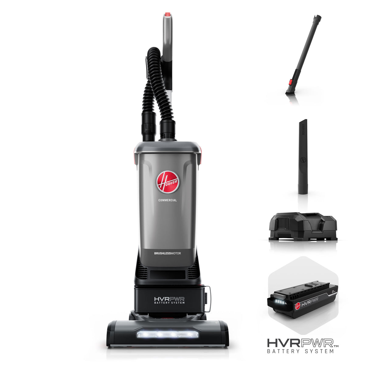 Hoover Commercial HVRPWR 15" 40V Upright with Tools - Kitted