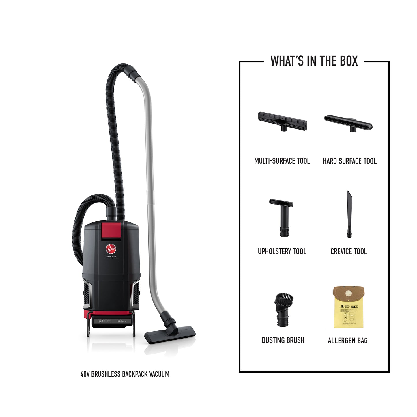 Commercial 40V Brushless Backpack Tool Only