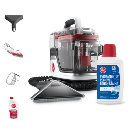 Hoover CleanSlate Pet Spot Cleaner + Hoover Oxy Spot Cleaner Solution 32oz Bundle