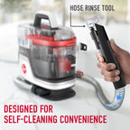 Close up of cleanslate pet hose rinse tool deisgned for self cleaning convenience