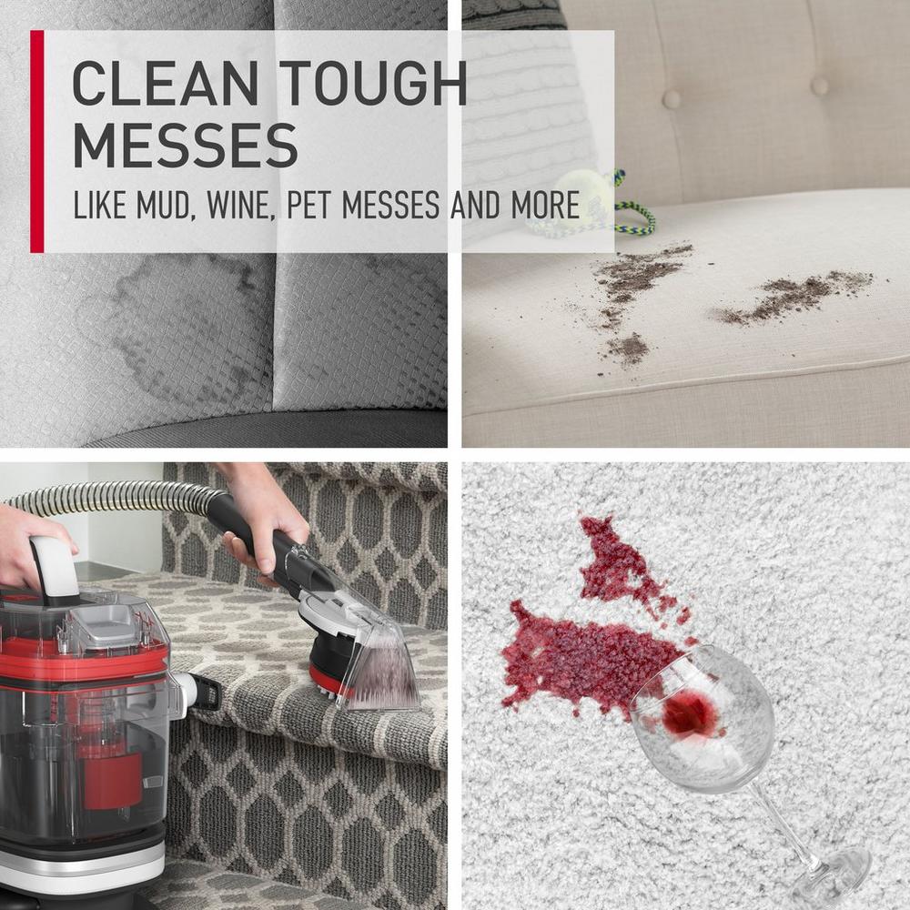 CleanSlate Plus Carpet & Upholstery Spot Cleaner With Spin Scrub Tool