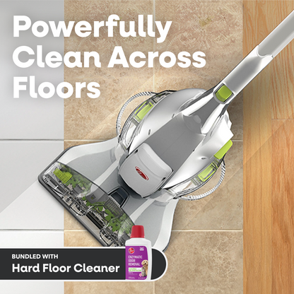 Hoover FloorMate Lux Hard Floor Cleaner + Hoover Pet Hard Floor Solution 32 oz Bundle