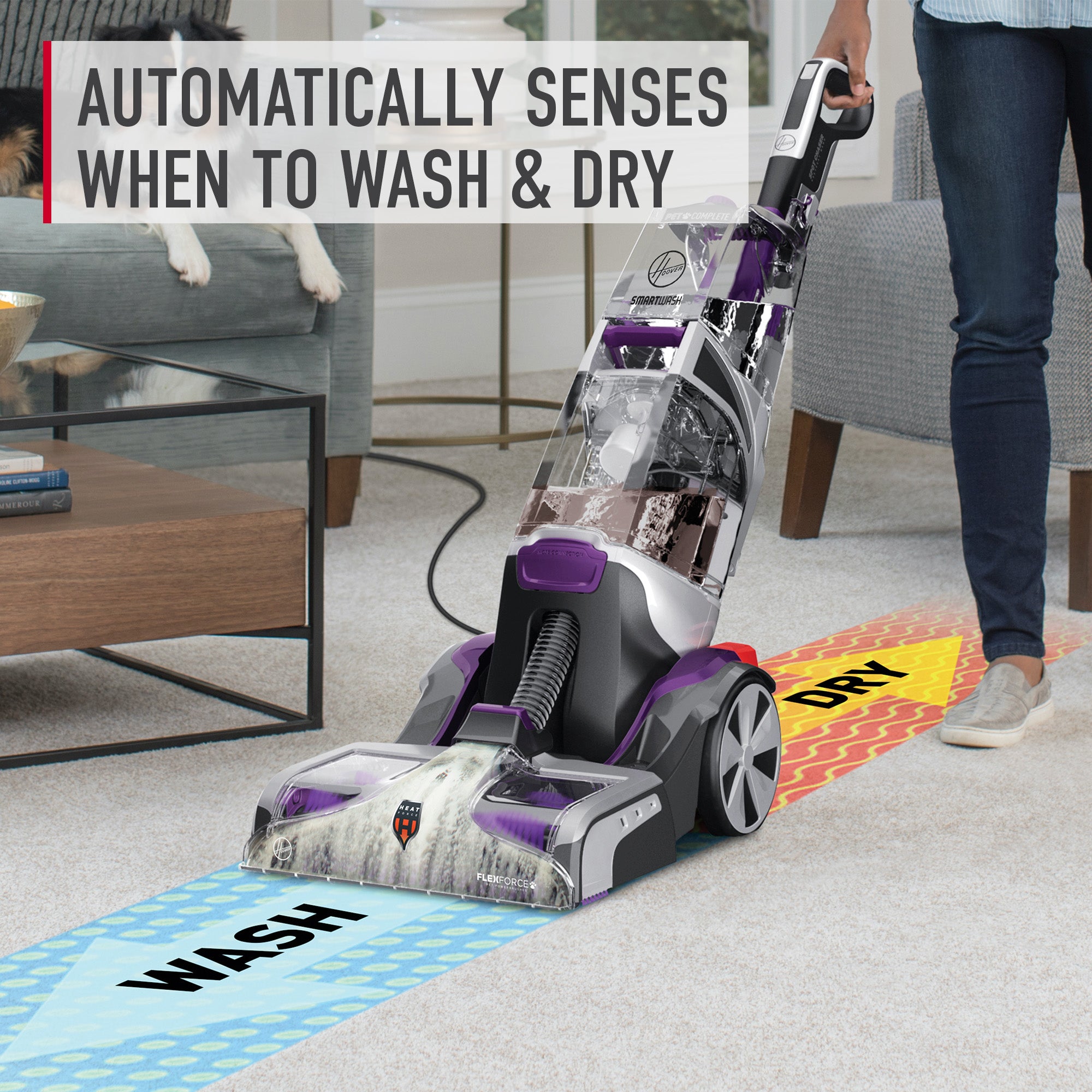 Hoover® SmartWash™ PET Complete + Automatic Carpet Cleaner