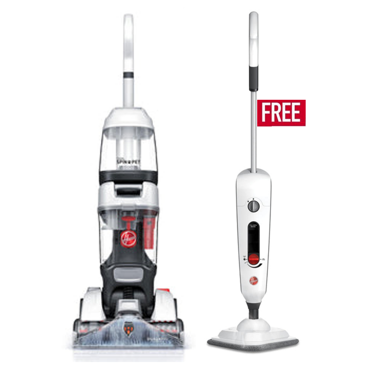 Dual Spin Pet with Free Steam Mop