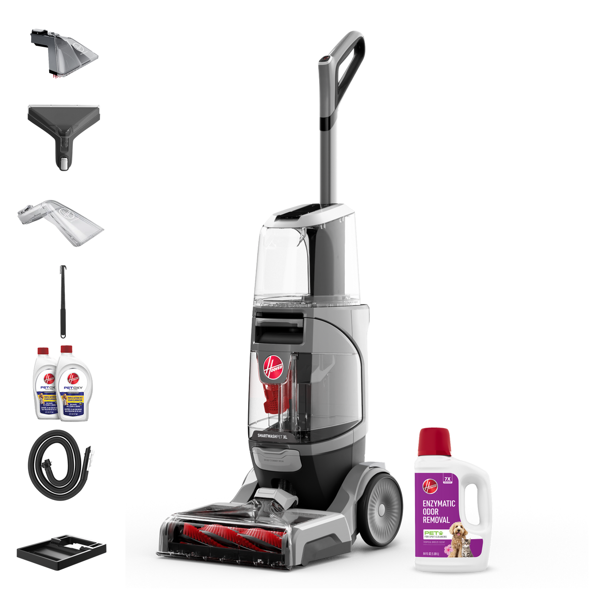 Hoover SmartWash Pet XL Carpet Cleaner + Hoover Oxy Pet Carpet Cleaner 50oz Bundle