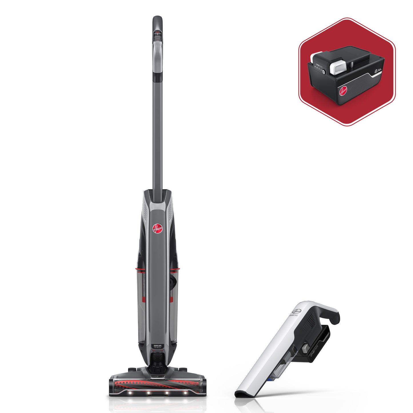 ONEPWR Evolve Pet Elite Cordless Vacuum with Hand Vacuum Two Battery Exclusive Bundle