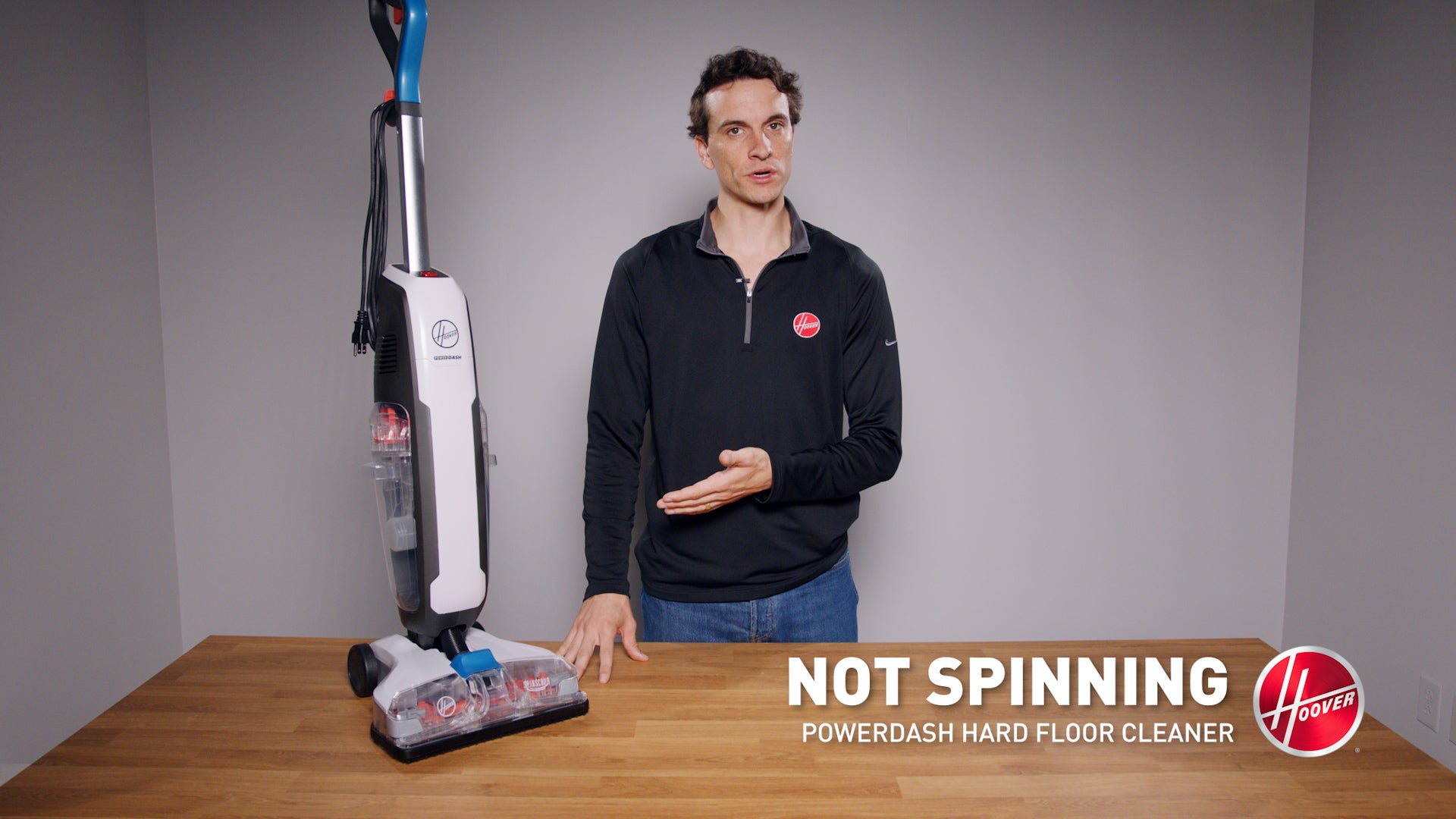 Load video: PowerDash Hard Floor Cleaner - Brushes Not Spinning