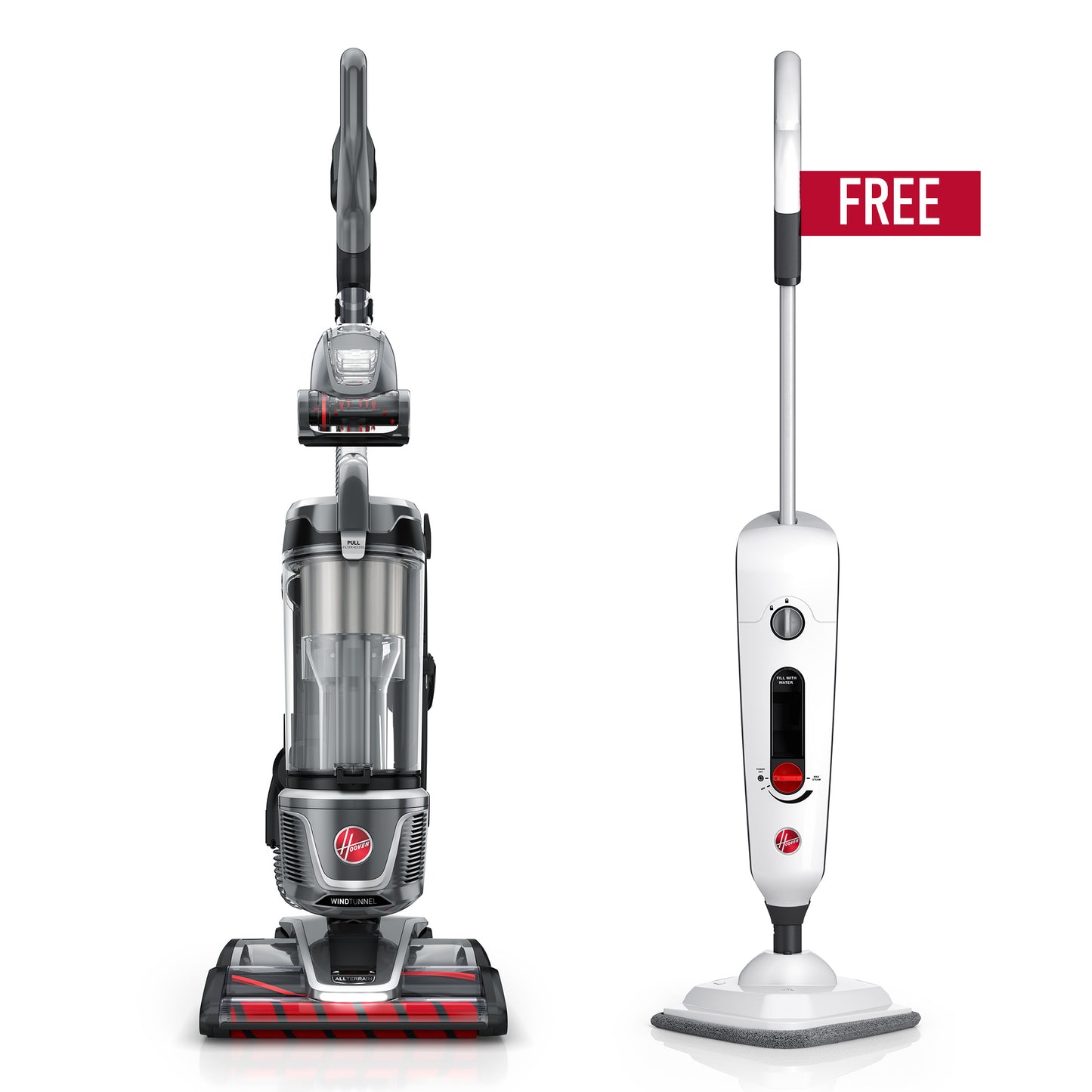 WindTunnel All-Terrain with Free Steam Mop
