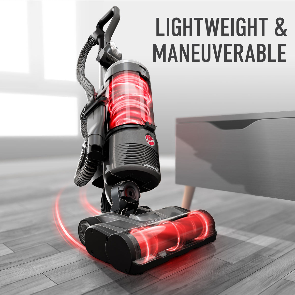 Hoover WindTunnel Swivel Pet Upright Vacuum & Pet Carpet Powder Bundle