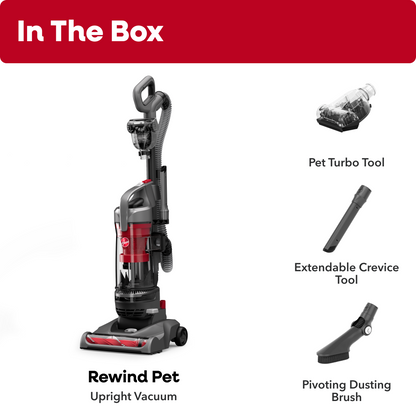 Hoover Rewind Pet Upright Vacuum