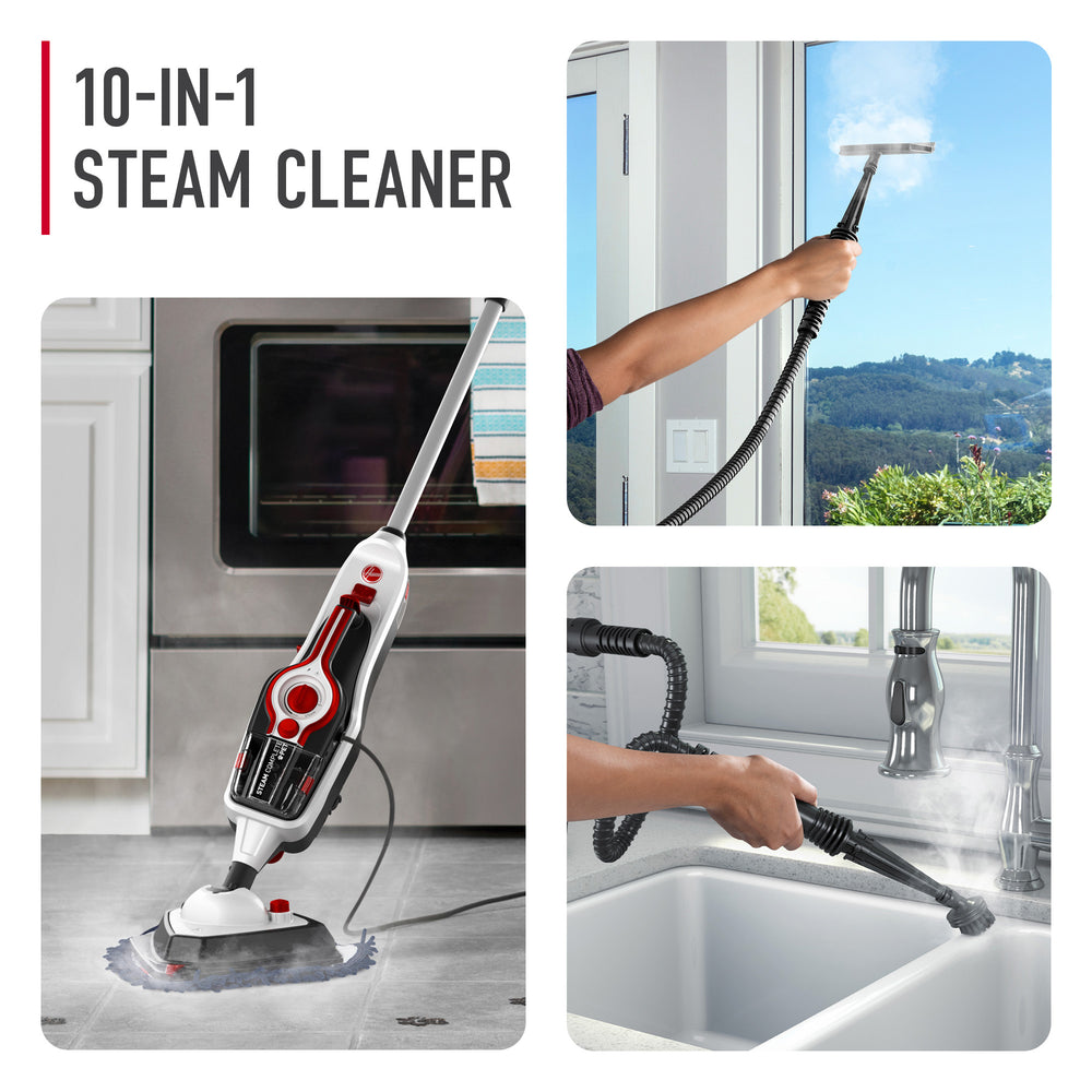 10-in-1 steam scrubber broom, Steam mop 10 in 1