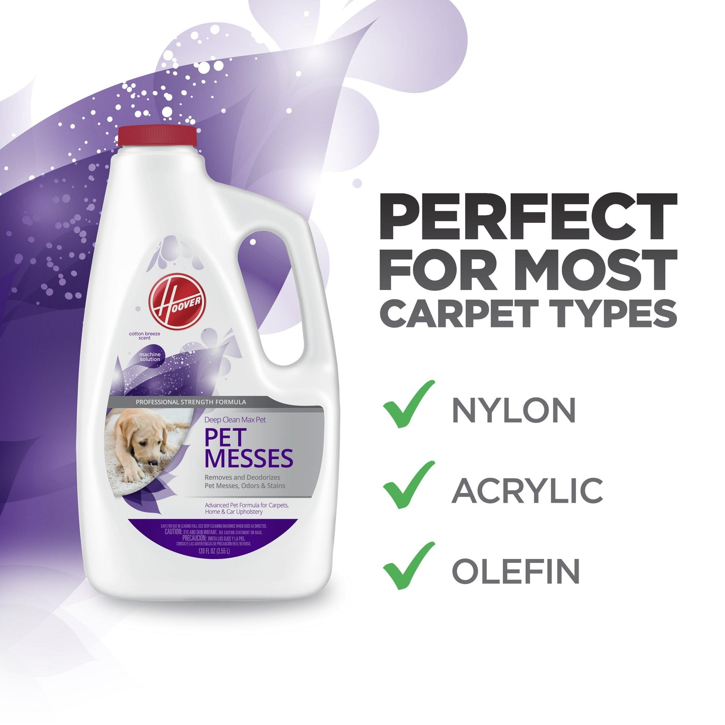 Deep Clean Max Pet - Pet Messes Carpet Cleaning Solution (120Oz)