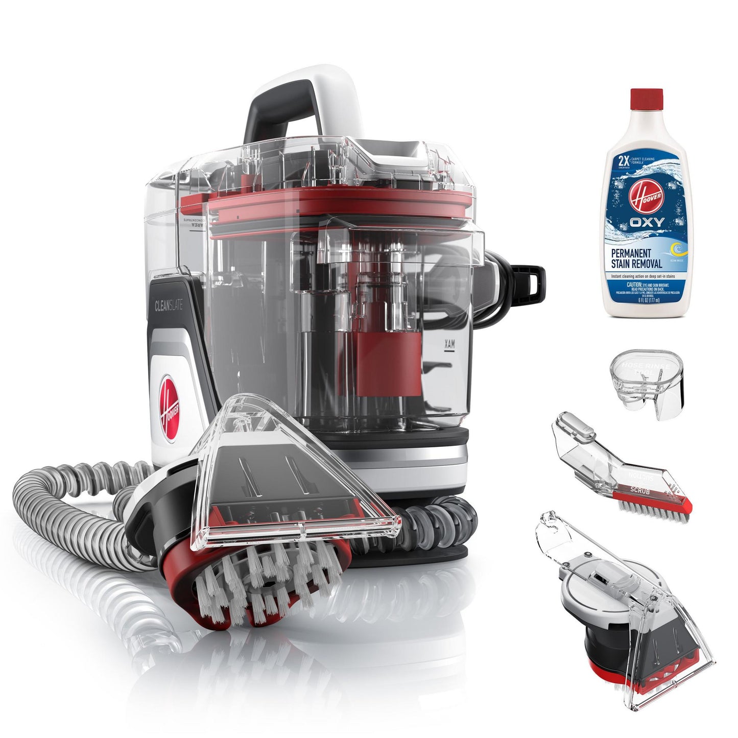 CleanSlate Plus Carpet & Upholstery Spot Cleaner With Spin Scrub Tool